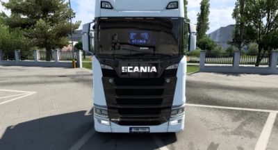 Scania S/R Eugene Black - Beige Interior 1.44/1.45