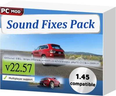 ATS Sound Fixes Pack v22.57 - 1.45 open beta