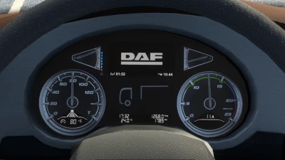 DAF XF 106 Improved Dashboard v1.1 1.45