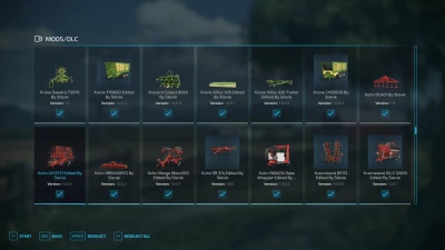 FS22 Full Mod List Pack 19/08/2022 By Stevie