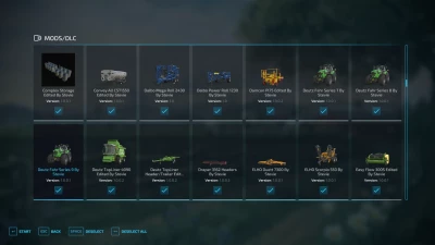 FS22 Full Mod List Pack 19/08/2022 By Stevie