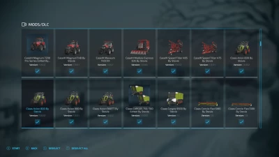 FS22 Full Mod List Pack 19/08/2022 By Stevie