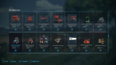 FS22 Full Mod List Pack 19/08/2022 By Stevie