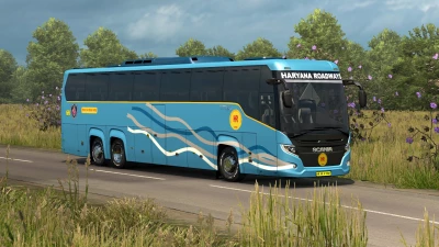 Indian Haryana Roadways Skin Pack for Scania Touring v1.0