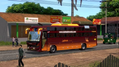 Indian Kallada Travels Skin Pack for JK Vega Sleeper Bus Mod v1.0