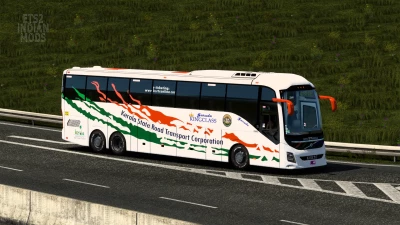 Indian KSRTC (Kerala) Skin Pack for DBMX Volvo 9800 UK v1.0