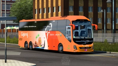 Indian KSRTC (Kerala) Skin Pack for DBMX Volvo 9800 UK v1.0