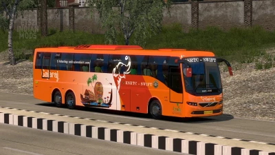 Indian KSRTC (Kerala) Skin Pack for Volvo B11r v1.0