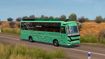 Indian SETC (Tamil Nadu) Skin Pack for JK Vega Sleeper Bus Mod v1.0