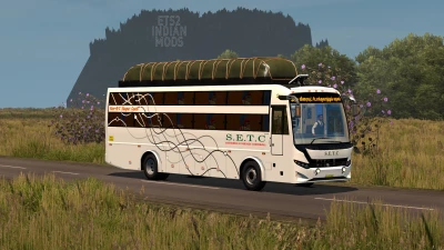 Indian SETC (Tamil Nadu) Skin Pack for JK Vega Sleeper Bus Mod v1.0