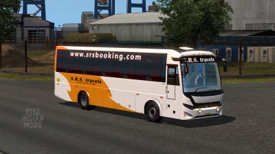 Indian SRS Travels Skin Pack for JK Vega Sleeper Bus Mod v1.0