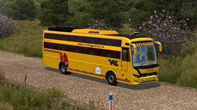 Indian VRL Logistics Skin Pack for JK Vega Sleeper Bus Mod v1.0