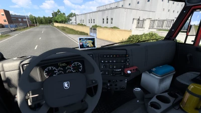 KAMAZ 65225 + low bed trailer 1.45