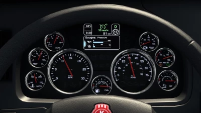 Kenworth W990 Improved Dashboard 1.45
