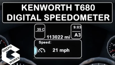 KW T680 - Digital Speedometer v1.1