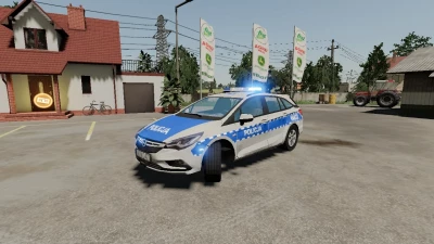 Opel Astra radiowóz policji v1.0