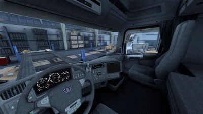 Scania RJL 5 series Grey leather Interior v1.0