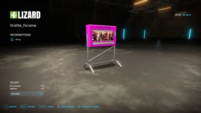 Tirette foraine v1.0.0.0