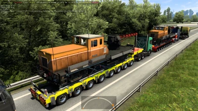 Heavy trailers from the map Russian Spaces in Traffic ETS2 1.44, 1.45