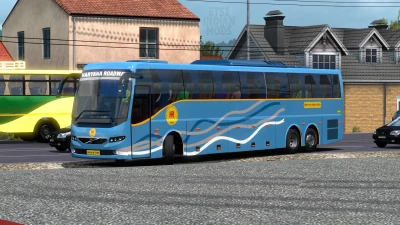 Indian HR (Haryana Roadways) Skin Pack for Volvo B11r by BMI Premium v1.0