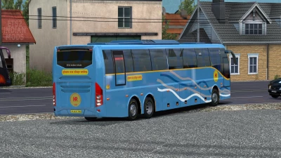 Indian HR (Haryana Roadways) Skin Pack for Volvo B11r by BMI Premium v1.0
