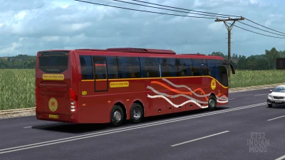 Indian HR (Haryana Roadways) Skin Pack for Volvo B11r by BMI Premium v1.0