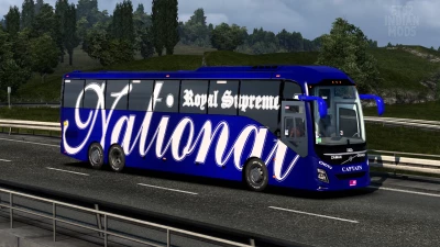 Indian National Travels Skin Pack for DBMX Volvo 9800 UK v1.0