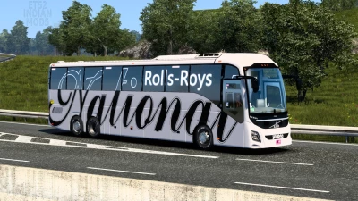 Indian National Travels Skin Pack for DBMX Volvo 9800 UK v1.0