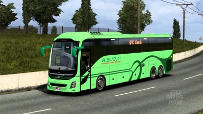 Indian SETC (Tamil Nadu) Skin Pack for DBMX Volvo 9800 UK v1.0