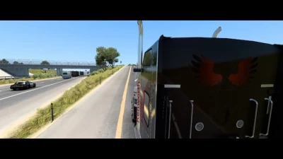 Kenworth W900 Digital Mirrors + Reverse camera v1.45