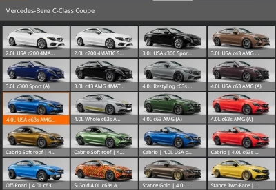 Mercedes-Benz C-Class Coupe v1.0