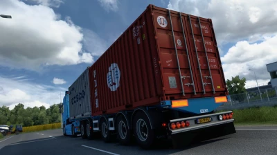 Scania NK Transport and D-tec Trailer 1.45