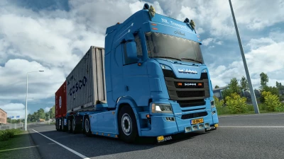 Scania NK Transport and D-tec Trailer 1.45