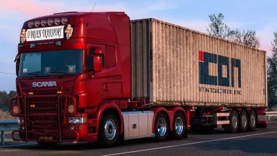 Scania R & Streamline V8 stock sound v9.0 1.45