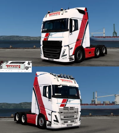 Volvo FH5 Toten Transport Skin 1.45