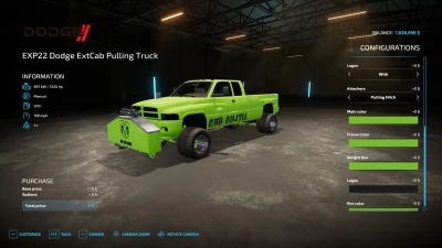 EXP22 Dodge Pulling Truck v1.0.0.0
