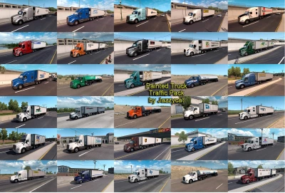 Painted Truck Traffic Pack by Jazzycat v5.5
