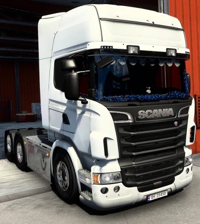 Scania RJL Topline Interior + Exterior Blue Danish Plush 1.46