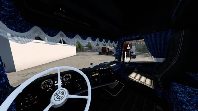 Scania RJL Topline Interior + Exterior Blue Danish Plush 1.46