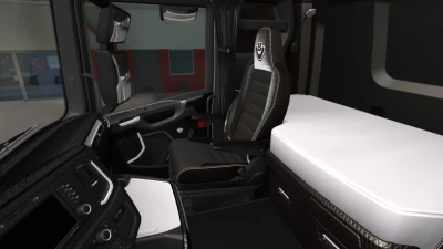 Scania S & R 2016 Black & White Interior 1.46