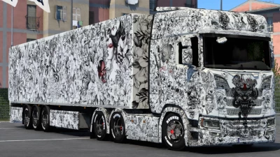 Scania Samurai Woman Skin 1.46