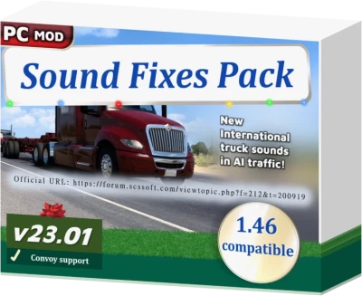 ETS2 Sound Fixes Pack v23.01