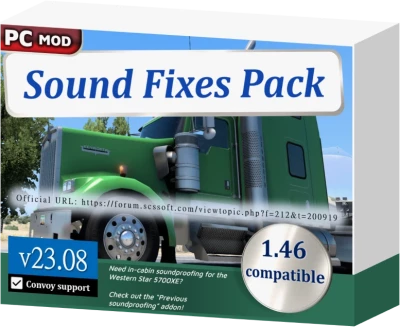ATS Sound Fixes Pack v23.08
