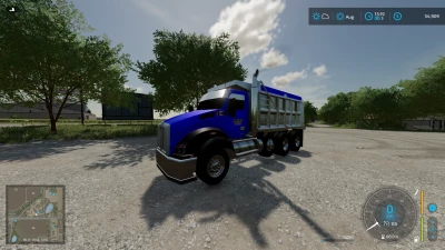 Alers hauling kenworth T880 Thanos dump truck v1.0.0.0