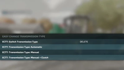 Easy Change Transmission Type v1.1.0.0