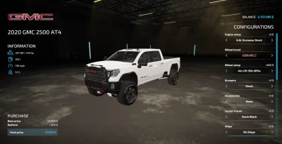 Gmc Sierra 2500 at4 v1.0.0.0