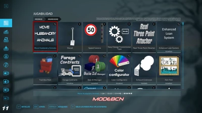 Move Husbandry Animals VERSIÓN EN ESPAÑOL V1.0.0.0