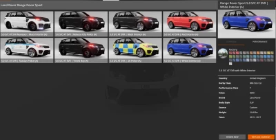 Range Rover Sport SVR v1.0 0.30.x
