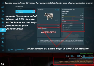 Realistic Animal Losses VERSIÓN EN ESPAÑOL v1.0.1.0