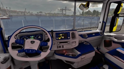 Scania Next Gen White – Blue Lux Interior 1.48